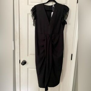 Made With Love Black Midi Dress